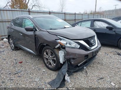 2018 NISSAN MURANO PLATINUM Brown  Gasoline 5N1AZ2MH6JN104997 photo #1