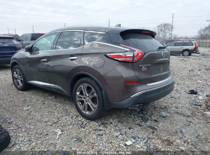 2018 NISSAN MURANO PLATINUM Brown  Gasoline 5N1AZ2MH6JN104997 photo #4