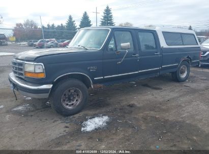 1995 FORD F350 Blue  Diesel 1FTJW35F5SEA46057 photo #3