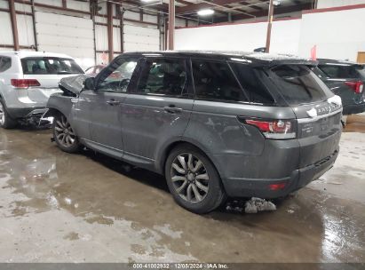 2017 LAND ROVER RANGE ROVER SPORT 3.0L V6 SUPERCHARGED HSE Gray  Gasoline SALWR2FV5HA175020 photo #4