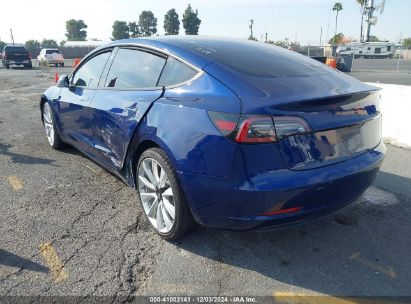 2018 TESLA MODEL 3 LONG RANGE/MID RANGE Blue  Electric 5YJ3E1EA6JF102363 photo #4