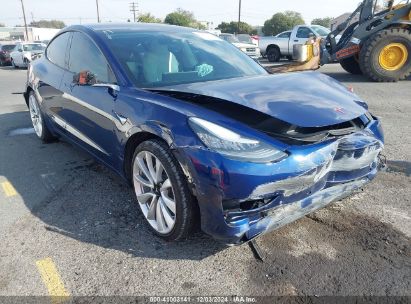 2018 TESLA MODEL 3 LONG RANGE/MID RANGE Blue  Electric 5YJ3E1EA6JF102363 photo #1