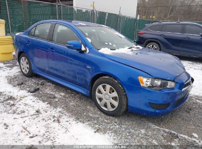 2015 MITSUBISHI LANCER ES Blue  Gasoline JA32U2FU4FU008069 photo #1