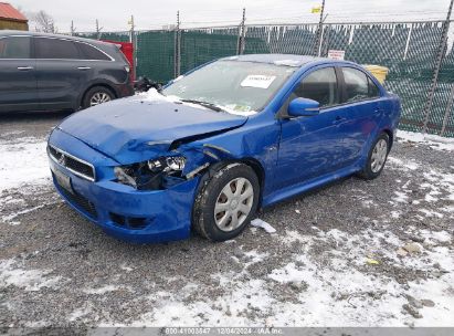 2015 MITSUBISHI LANCER ES Blue  Gasoline JA32U2FU4FU008069 photo #3