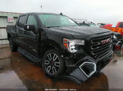 2022 GMC SIERRA 1500 LIMITED 4WD  SHORT BOX AT4 Black  Gasoline 1GTP9EEL7NZ129621 photo #1