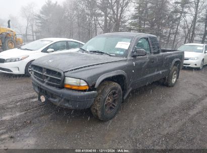 2003 DODGE DAKOTA Gray  Gasoline 1D7HL12XX3S170309 photo #3