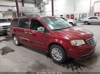 2012 CHRYSLER TOWN & COUNTRY TOURING-L Red sports v flexible fuel 2C4RC1CG7CR138013 photo #1