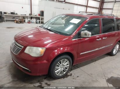 2012 CHRYSLER TOWN & COUNTRY TOURING-L Red sports v flexible fuel 2C4RC1CG7CR138013 photo #3