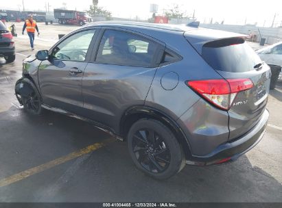 2022 HONDA HR-V 2WD SPORT Black  Gasoline 3CZRU5H14NM706733 photo #4