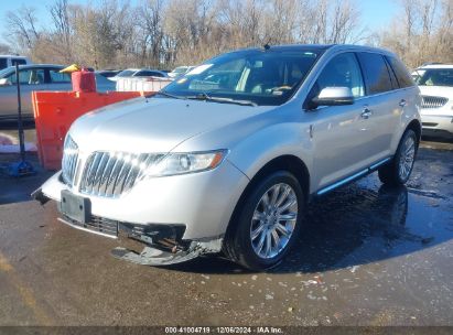 2014 LINCOLN MKX Silver  Gasoline 2LMDJ8JK2EBL14672 photo #3