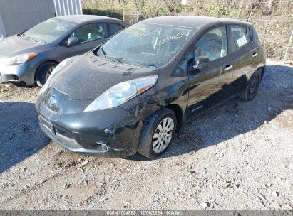 2013 NISSAN LEAF S Black  Electric 1N4AZ0CP9DC412253 photo #3