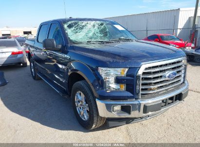 2017 FORD F-150 XLT Blue  Gasoline 1FTEW1EG4HFA59366 photo #1