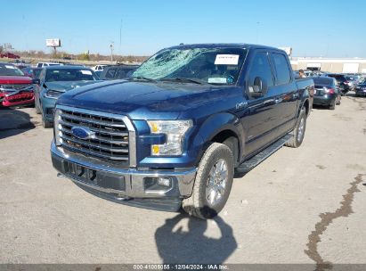 2017 FORD F-150 XLT Blue  Gasoline 1FTEW1EG4HFA59366 photo #3