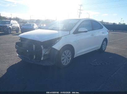 2020 HYUNDAI ACCENT SE White  Gasoline 3KPC24A67LE096383 photo #3