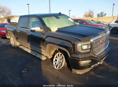 2017 GMC SIERRA 1500 DENALI Black  Gasoline 3GTU2PEJ9HG127696 photo #1