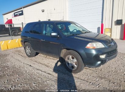 2003 ACURA MDX Gray  Gasoline 2HNYD18273H538935 photo #1