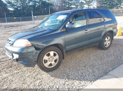 2003 ACURA MDX Gray  Gasoline 2HNYD18273H538935 photo #3