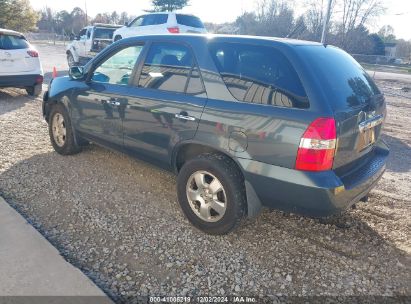 2003 ACURA MDX Gray  Gasoline 2HNYD18273H538935 photo #4