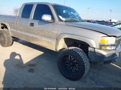 2002 GMC SIERRA 1500 SLE Beige  Gasoline 2GTEK19T821302971 photo #1