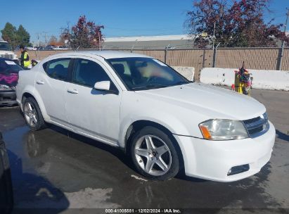 2013 DODGE AVENGER SXT White  Gasoline 1C3CDZCB8DN679936 photo #1