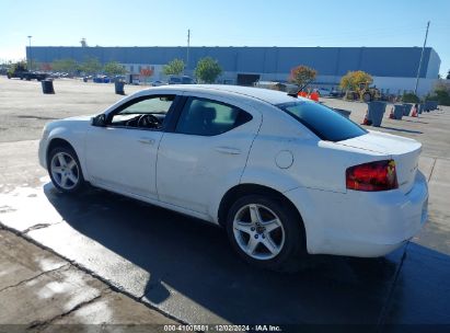 2013 DODGE AVENGER SXT White  Gasoline 1C3CDZCB8DN679936 photo #4