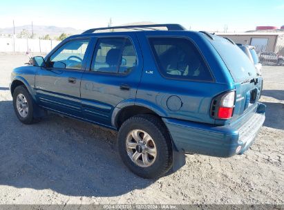 2001 ISUZU RODEO LS 3.2L V6/LSE 3.2L V6/S 3.2L V6 Blue  Gasoline 4S2CK58W014355634 photo #4