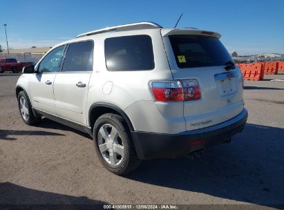 2007 GMC ACADIA SLT-1 White  Gasoline 1GKER33717J166784 photo #4