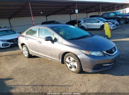 2015 HONDA CIVIC LX Gray  Gasoline 19XFB2F51FE279509 photo #1