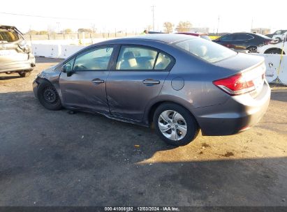 2015 HONDA CIVIC LX Gray  Gasoline 19XFB2F51FE279509 photo #4