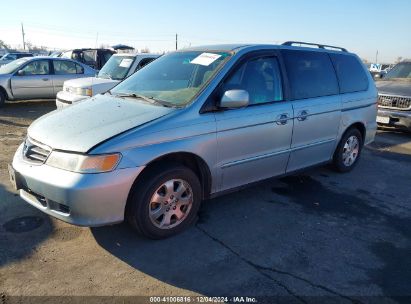 2004 HONDA ODYSSEY EX Gray  Gasoline 5FNRL18614B118627 photo #3