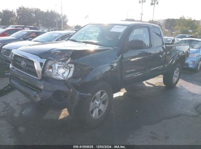 2006 TOYOTA TACOMA ACCESS CAB Black  Gasoline 5TEUU42N86Z275064 photo #3