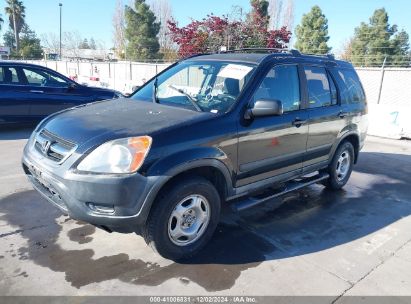 2002 HONDA CR-V LX Black  Gasoline JHLRD68422C024696 photo #3