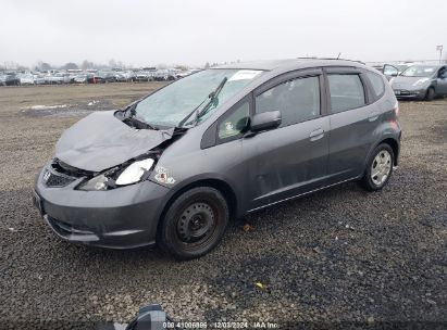 2013 HONDA FIT Gray  Gasoline JHMGE8H31DC047585 photo #3