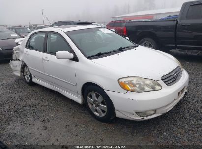 2004 TOYOTA COROLLA S White  Gasoline 1NXBR32E44Z270383 photo #1