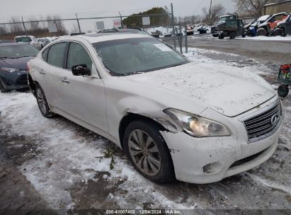 2011 INFINITI M37X White  Gasoline JN1BY1AR7BM375984 photo #1