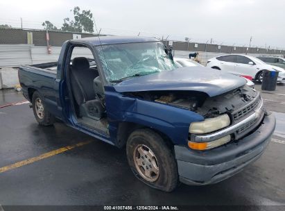 2002 CHEVROLET SILVERADO 1500 LS Dark Blue  Gasoline 1GCEC14T02Z163950 photo #1