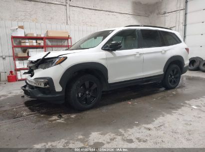 2022 HONDA PILOT AWD TRAILSPORT White  Gasoline 5FNYF6H82NB075273 photo #3