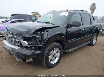 2007 CHEVROLET AVALANCHE 1500 LT Black  Flexible Fuel 3GNEC12097G318499 photo #3