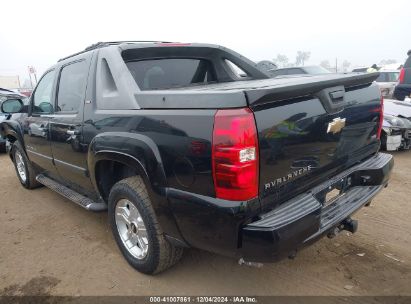 2007 CHEVROLET AVALANCHE 1500 LT Black  Flexible Fuel 3GNEC12097G318499 photo #4