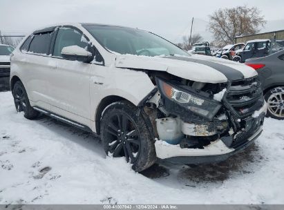 2016 FORD EDGE SPORT White  Gasoline 2FMPK4AP1GBB02066 photo #1