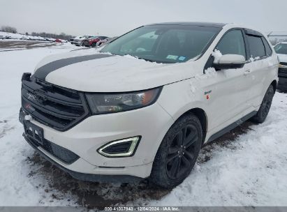 2016 FORD EDGE SPORT White  Gasoline 2FMPK4AP1GBB02066 photo #3