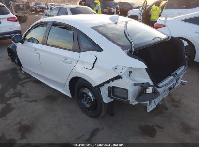 2025 HONDA CIVIC SPORT White  Gasoline 2HGFE2F51SH514546 photo #4