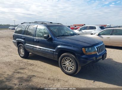 2004 JEEP GRAND CHEROKEE LIMITED Navy  Gasoline 1J4GX58N44C435786 photo #1