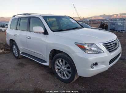 2008 LEXUS LX 570 White  gas JTJHY00W884000149 photo #1