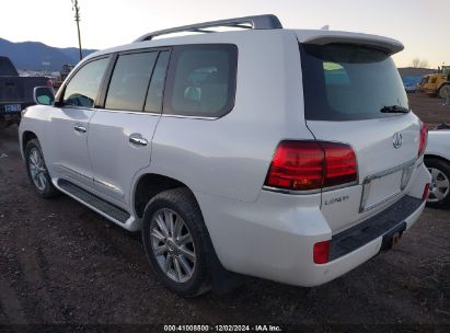 2008 LEXUS LX 570 White  gas JTJHY00W884000149 photo #4