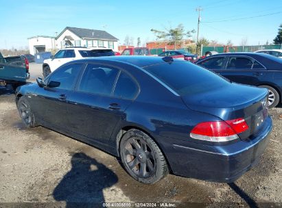 2006 BMW 750LI Blue  Gasoline WBAHN835X6DT31449 photo #4