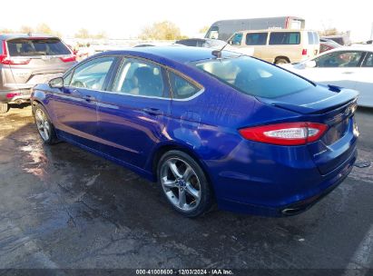 2013 FORD FUSION SE Blue  Gasoline WBA3B3C56DF535155 photo #4