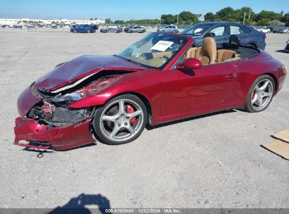 2010 PORSCHE 911 CARRERA S Red  Gasoline WP0CB2A9XAS754920 photo #3