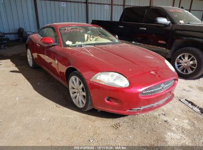 2007 JAGUAR XK Burgundy  Gasoline SAJWA43B875B17080 photo #1