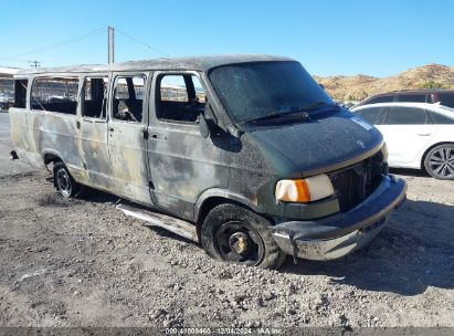 1999 DODGE RAM WAGON 3500 Green  Gasoline 2B5WB35Z6XK533114 photo #1